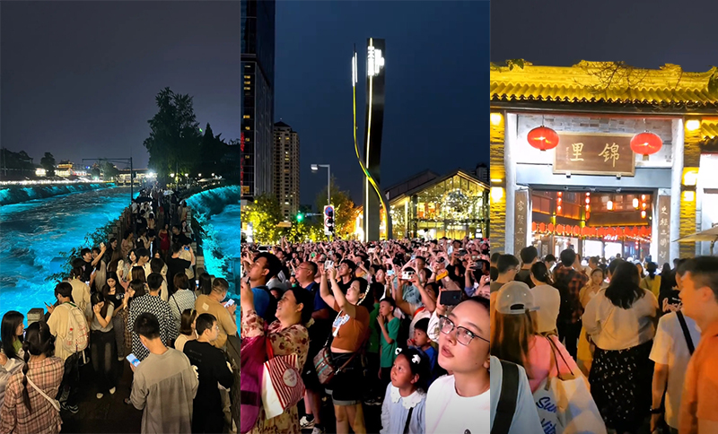 May Day holiday tourist traveling of Chengdu China.jpg